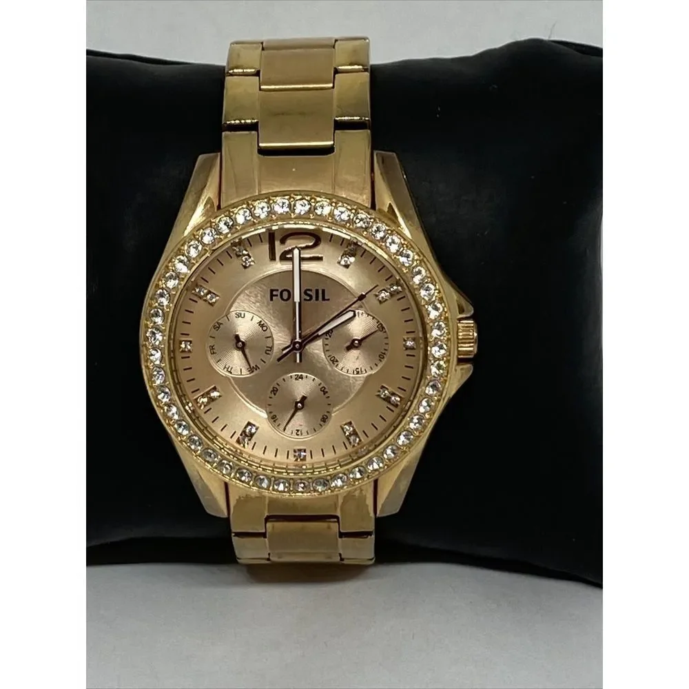 Fossil ES2811 Women's Rose Gold Stainless Steel Analog Dial Quartz Watch HK1066